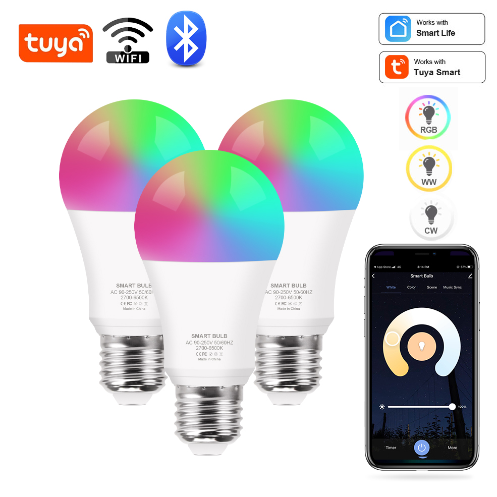 Smart Home Diy - Tuya Wifi/Bluetooth Smart Bulb Alexa Led