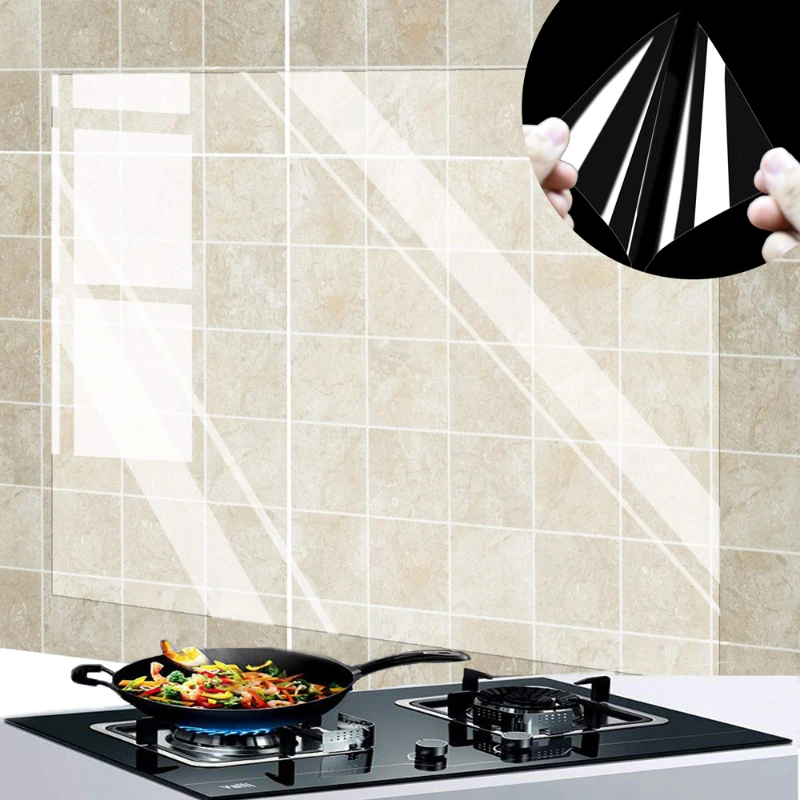 1Pc Kitchen Oil Proof Wall Sti - đánh giá và giá Smart Home Film
