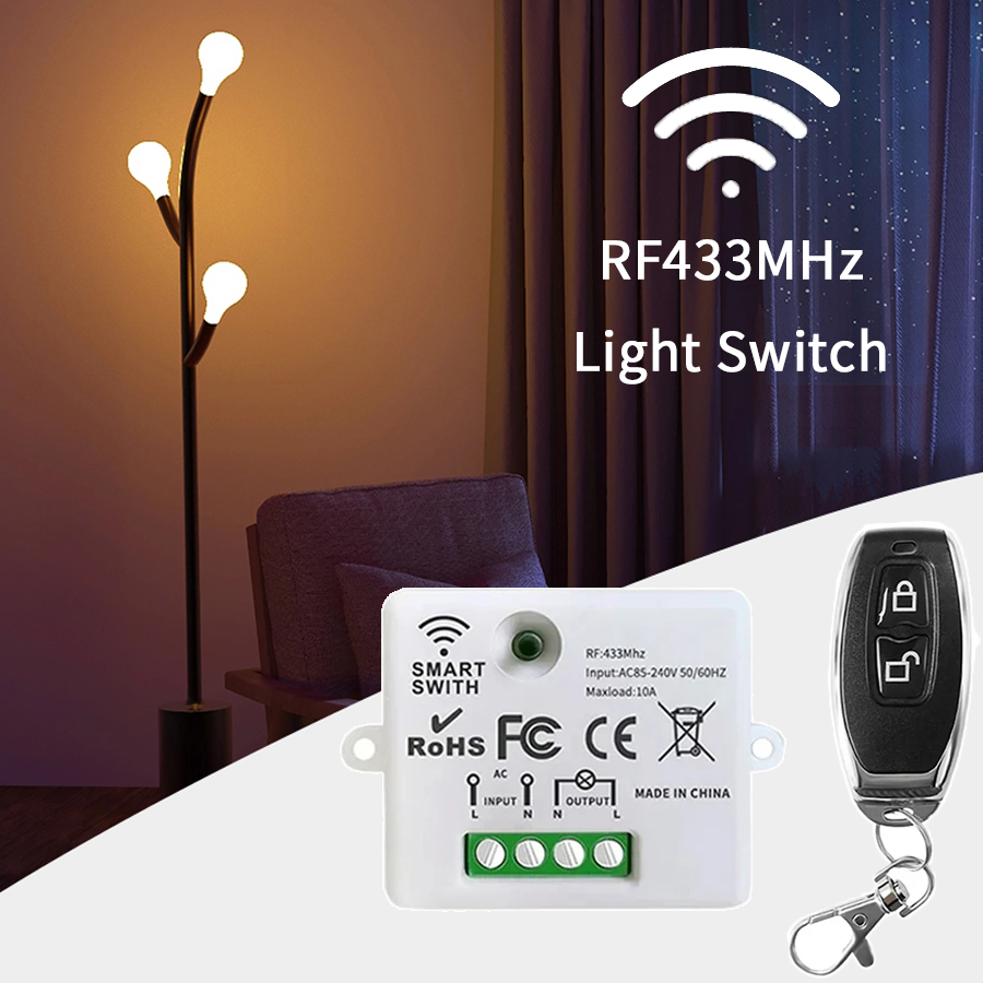 RF 433MHz Wireless Remote Cont - đánh giá và giá Smart Home Remote Control
