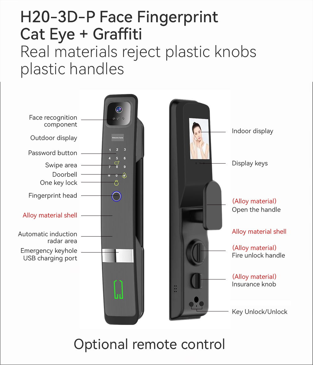 Tuya Wifi Fingerprint 3D Face  - đánh giá và giá Video Doorbell
