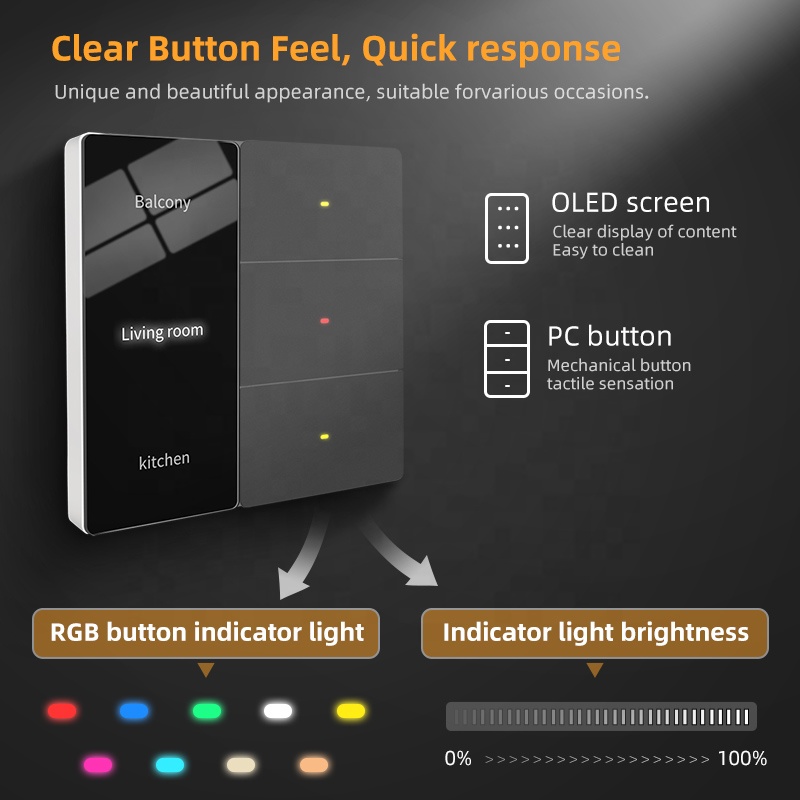 Home Wall Switch EU UK Standar - đánh giá và giá Smart Home Diy