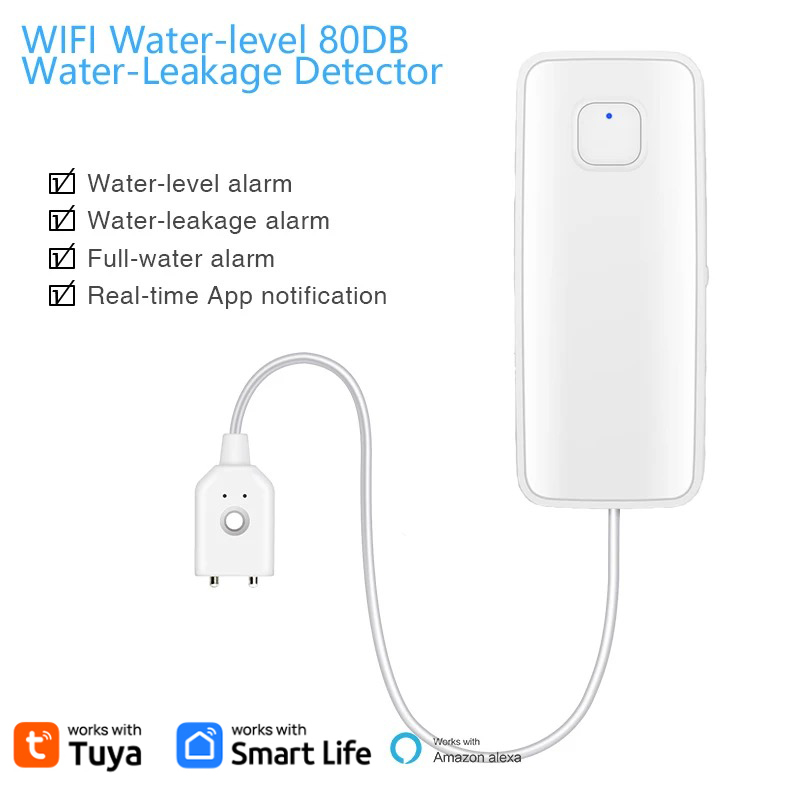 Tuya WiFi Smart Water Leak Sen - đánh giá và giá Smart Home Water Level Sensor