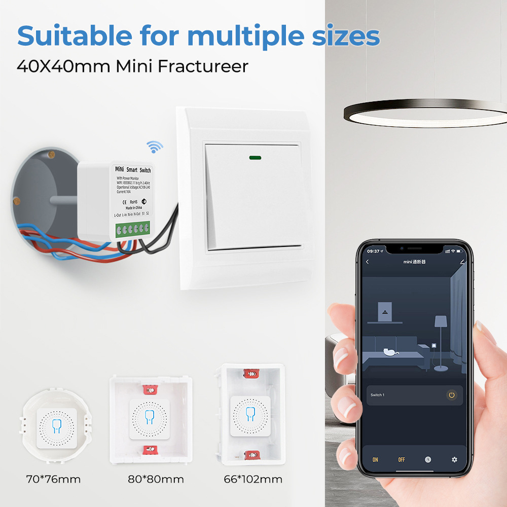 16A Tuya WiFi Smart Switch 2-w - đánh giá và giá Smart Energy Monitor