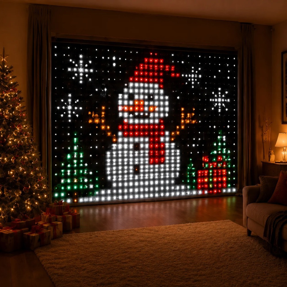 LED Pixel Curtain Lights Bluet - đánh giá và giá Smart Home Diy