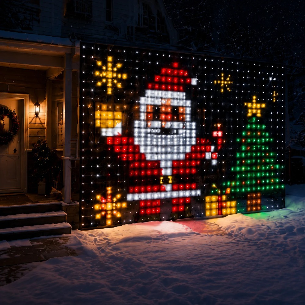 LED Pixel Curtain Lights Bluet - đánh giá và giá Smart Home Diy