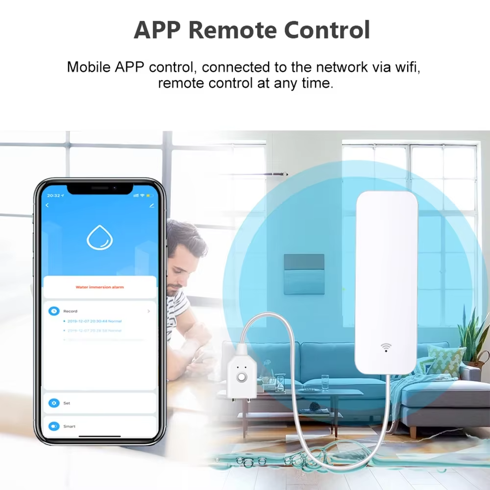 ZigBee WiFi Water Leak Sensor  - đánh giá và giá Smart Home Blog