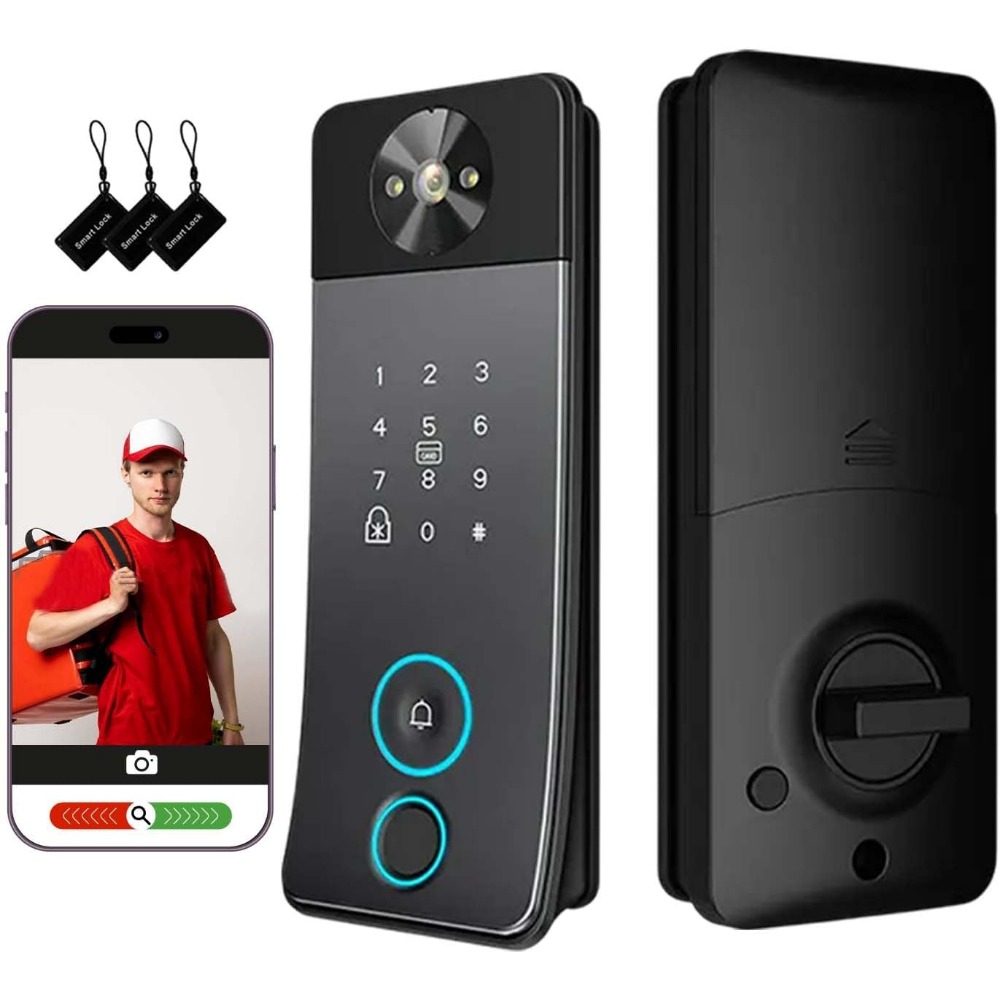 Smart Door Lock with Camera, D - đánh giá và giá Video Doorbell