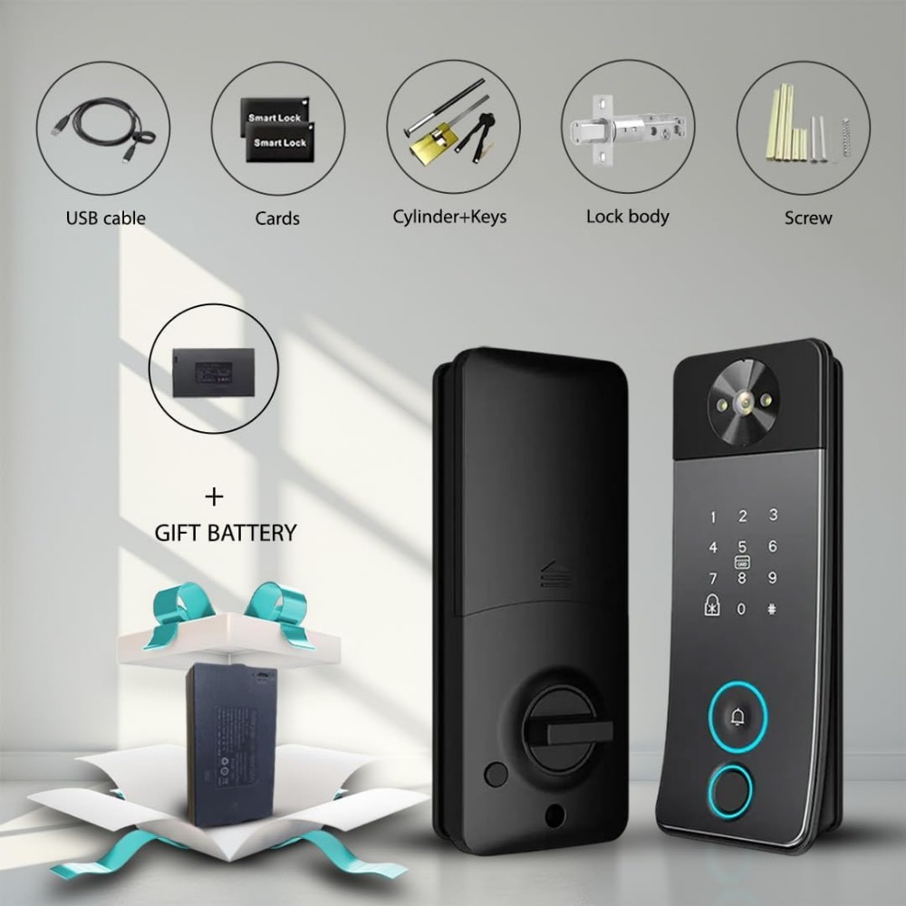 Smart Door Lock with Camera, D - đánh giá và giá Video Doorbell