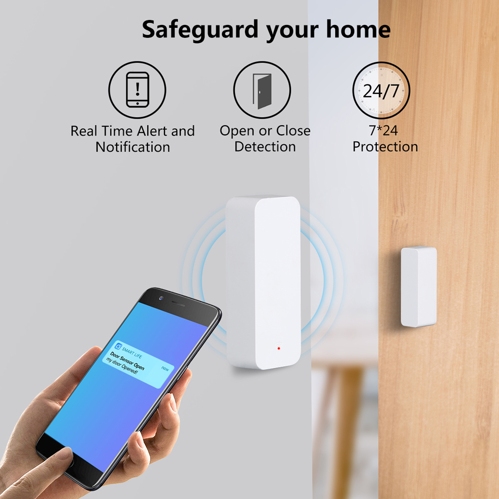 Tuya WiFi Zigbee Door Window S - đánh giá và giá Smart Home Remote Control