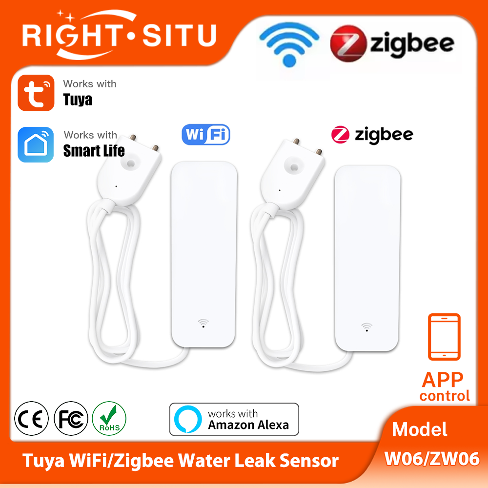 Tuya WiFi Zigbee Water Sensor  - đánh giá và giá Smart Home Blog