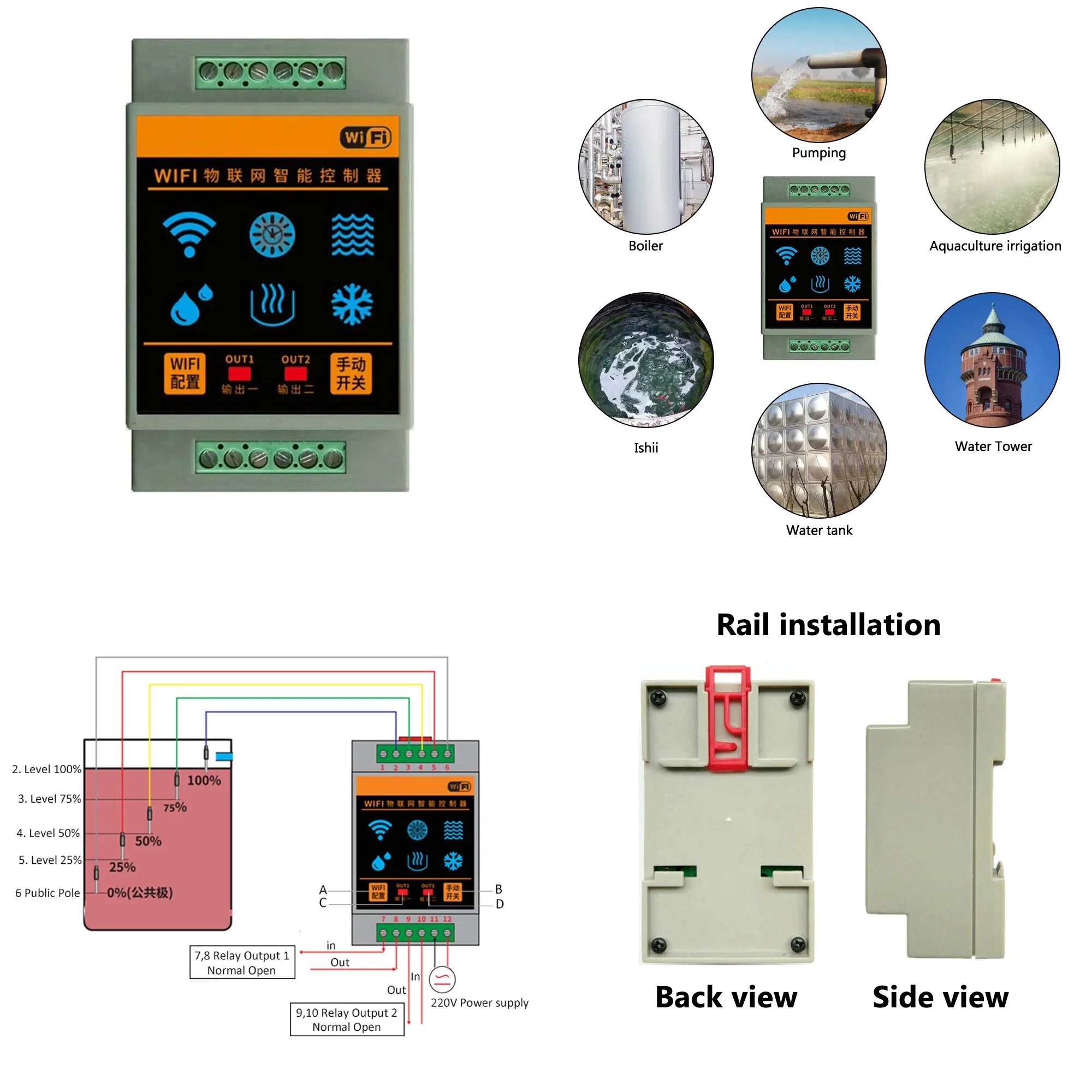 Smart Home Water Level Sensor  - đánh giá và giá Smart Home Water Level Sensor