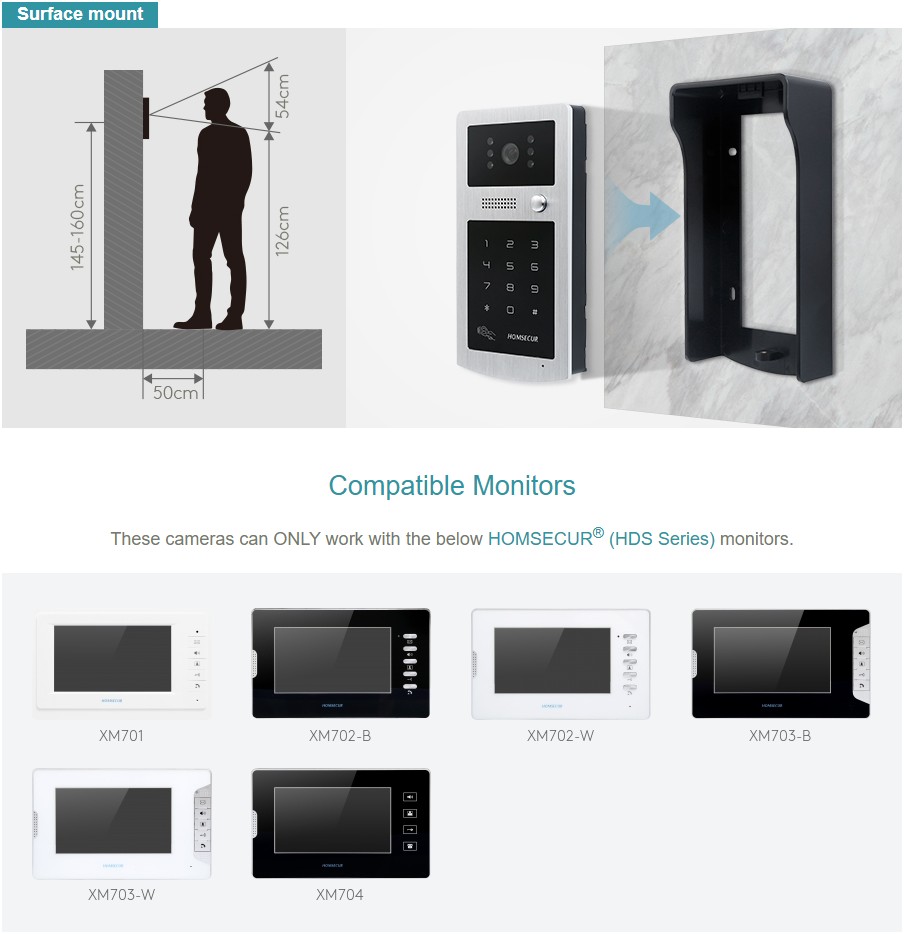 HOMSECUR XC004-S Outdoor Camer - đánh giá và giá Video Doorbell