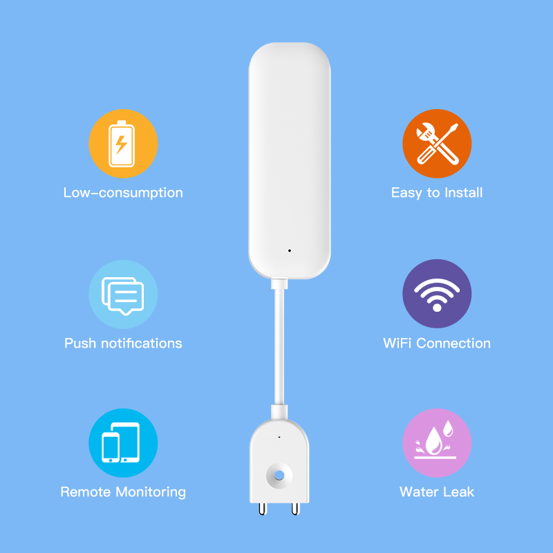 Tuya WiFi ZigBee Water Sensor  - đánh giá và giá Smart Home Blog